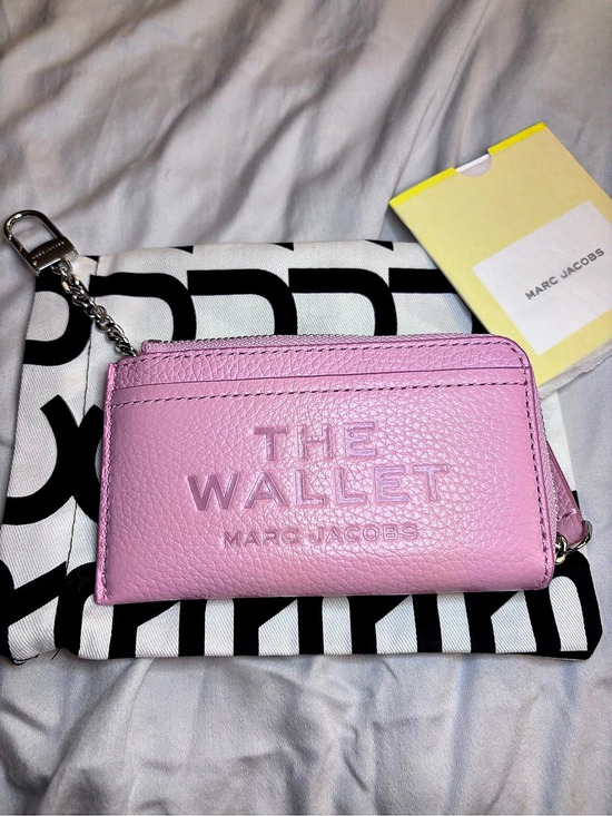 Marc Jacobs Handbags - Marc Jacobs The Leather Top Zip Multi Wallet Pink